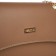 Women's bag made of artificial leather with a valve, 26x16x9 cm, brown color