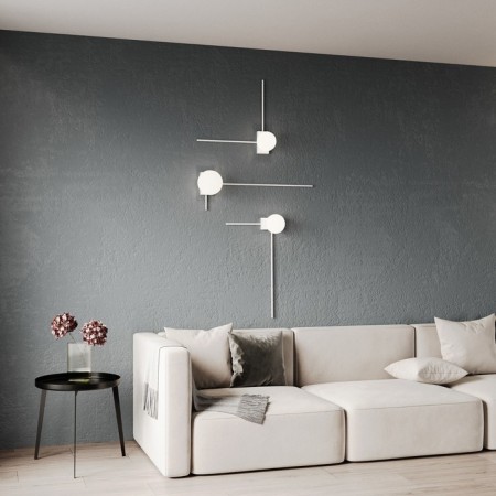 Wall lamp EUROSVET Fredo 40035/1, E14, 1x60W, 500x155x500 mm, white color-4