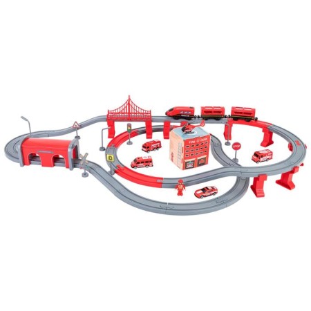 Railway for children "Service Service", 92 items, on batteries with sound-6