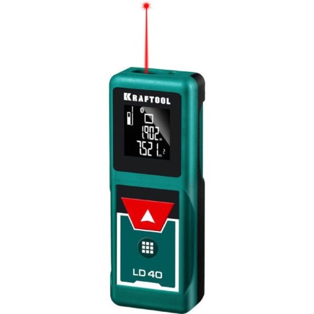 Laser rangemaker Kraftool 34763, 5cm range - 40m, accuracy 1.5 mm