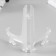 Plates 17.5 cm stand, transparent ， for plates d = 18-20 cm