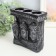 Souvenir Polystone candlestick for 3 candles "Three Buddha" 15.5x6x16.5 cm