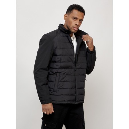Male spring jacket, size 54, black color-6