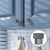 Handle button Cappio PK328, D = 23 mm, graphite color