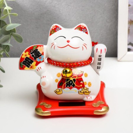 Pendulum Ceramics "Mani-Neko with a sweat" MIX 11x10x9.5 cm-1