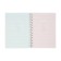 Notebook Gift Book on the comb 80l, line, color block, cover. 3D anime (17.7x13.7cm) 10539