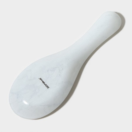Glass stand under a spoonful of the share "Marble White", 23.5 × 8.3 × 1.5 cm-4