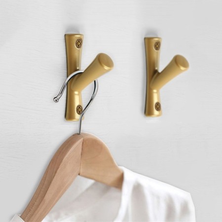 Furniture hook CAPPIO Branch, one -rot, color gold, 4 pcs.