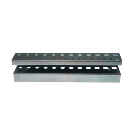 Holder for storage of drills for 29 seats, wall, galvanized steel-3