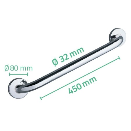 Building for a bath, chromium color (45 cm)-6