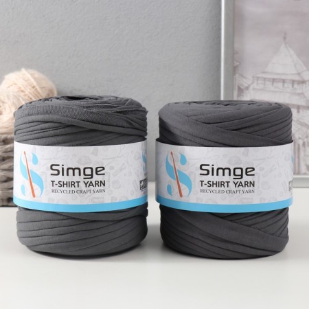Knitted yarn secondary 90% cotton, 10% p/e, 100m/450 ± 50 g (light graphite) mix