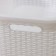 Basket for iron underwear "Rotang", 32 l, 50 × 31 × 25 cm, white color