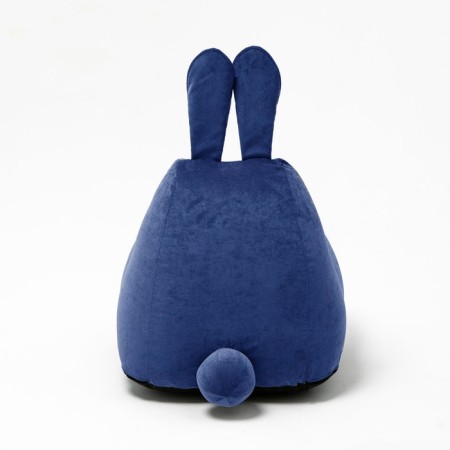 Milk-Milk chair, size 80x90 cm velor, blue color-3