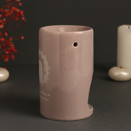 Aroma lace ceramics "Relax and rest" 7.2x7.2x11.6 cm-4