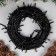 Garland "thread" 20 m, IP20, dark thread, 200 LED, green glow, 8 modes, 220 V