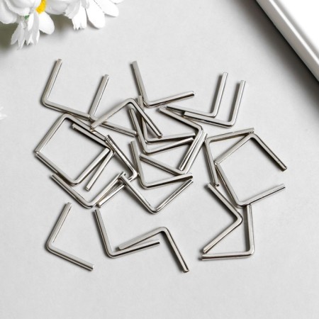 Protective corner for the album metal silver 2.2x3x0.5 cm-3