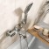 Wasserkraft Neime 1901 bath mixer, one -sided, pour length 165 mm, chrome