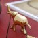 Souvenir "Elephant" Brass 9x3.5x8 cm