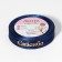 Kapron tape with embossing "Thank you", 15 mm, 23 ± 1 m, dark blue/gold color