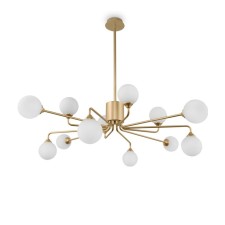 Люстра Freya FR5120PL-12G Alexis, 1130х1130х820 мм, G9, 12х25Вт, цвет матовое золото