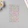 Stick plastic rhinestones "Butterfly" color 15x9 cm