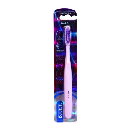Dental brush D.I.E.S. Neon, hard, purple