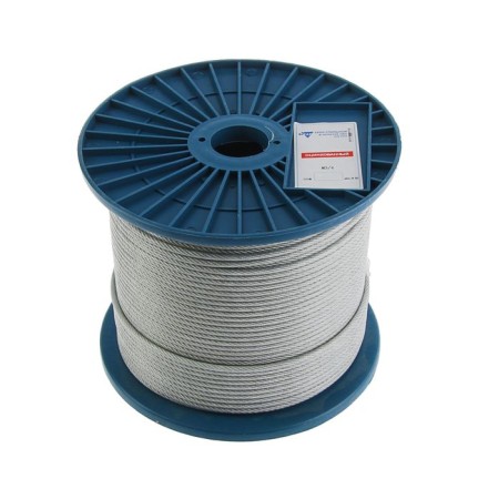 Cable for stretching DIN 3055, in the braid PVC, D = 3/4 mm, in a coil of 200 m