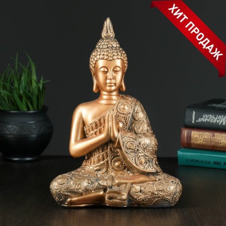 Piggy bank "Buddha Medium" bronze, 12x20x29cm