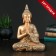 Piggy bank "Buddha Medium" bronze, 12x20x29cm