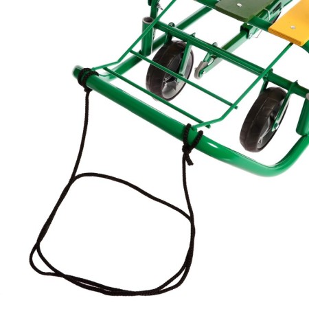 Sled "breeze 7 station wagon", with mittens, green color-5