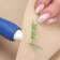 Needle for embroidery, for carpet technology, d = 1.3/1.6/2.2 mm, with n webusmers, white/blue color