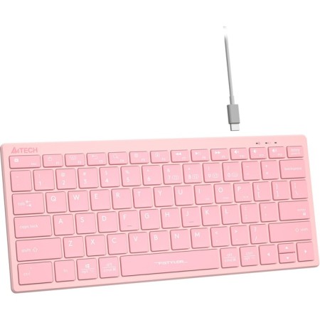 Keyboard A4Tech FSTYLER FBX51C pink USB wireless BT/Radio Slim Multimedia (FBX51C P 10045-3