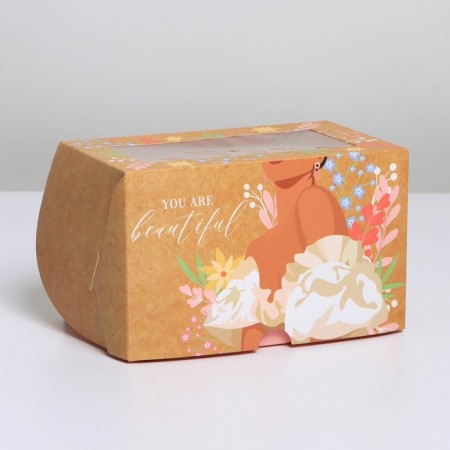 Confectionery packaging Bilateral box “You are beautiful”, 16 x 10 x 10 cm-1