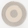 Napkin decorative shade central bun-gray, 35*35 cm, 100% cotton