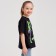 T -shirt Children's Minaku Graffiti, Black Color, Height 134