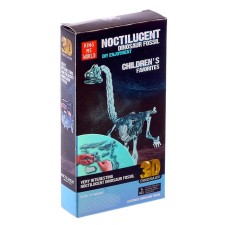 Puzzle 3D Brachiosaurus, glows in the dark