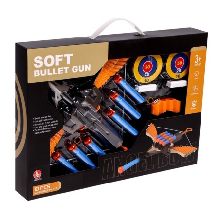 The Arbalet "Golden Eagle", shoots with soft bullets, with targets, the color of mix-8