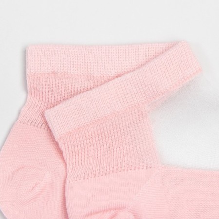Women's socks glass minku pink color, size 36-37 (23 cm)-4