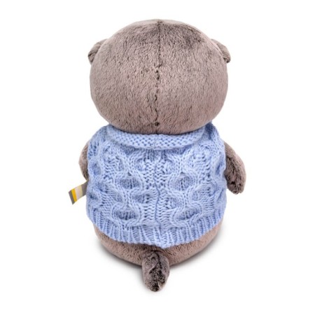 Soft toy "BABY BABY in a knitted vest with pompons", 20 cm-2