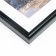 Photo frame 30x40 45-n (f) black (plastic screen)
