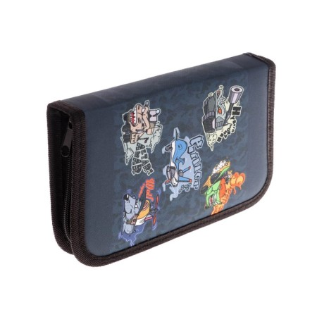 Penal School "Machines", 13 x 19.5 cm, with lightning, 1 section, with filling, fabric-2