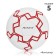 Ball football onlytop, PVC, machine stitching, 32 panels, p. 5, Mix colors
