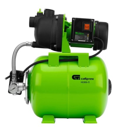 SIBRTEK NS850-P pumping station, 850 W, pressure 42 m, 58 l/min, tank 19 l, cable 1.2 m-5