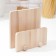 NAABOS OF GRAING BOARS on a stand with a handle of DOLAN, 3 pcs: 35 × 22 cm, 32 × 20 cm, 31 × 18 cm, array of birch