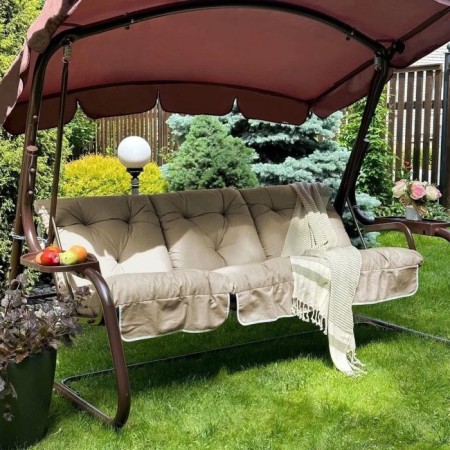 Billy swing pillow, size 50x60x180 cm, gray-beige color