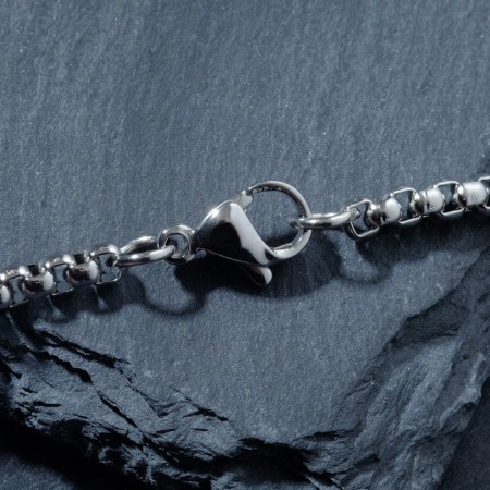 Pompeii pendle pendle amulet star David, color black silver, 70 cm-4
