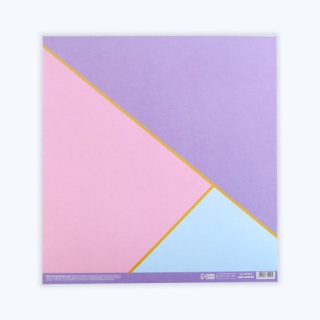 Scrapbooking paper "Tender geometry", 30.5 x 32 cm, 180 g/m²-2