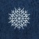 Tmachry Ethel "Snowflake" 30x60 cm, 340 g/m2, 100% HL