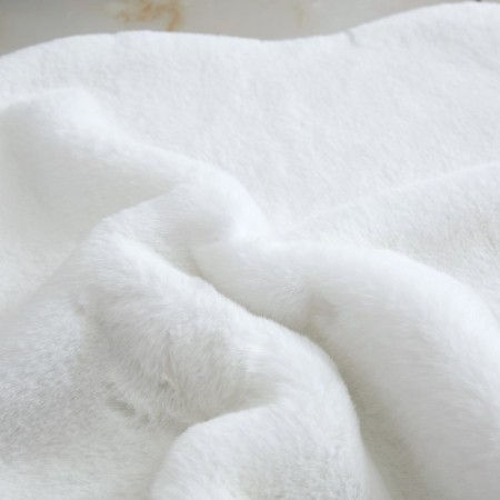 Plush mat Sofi de Marko, size 100x100 cm, white color-5