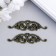 Decor for creativity Metal "monogram" bronze 1.5x5.5 cm